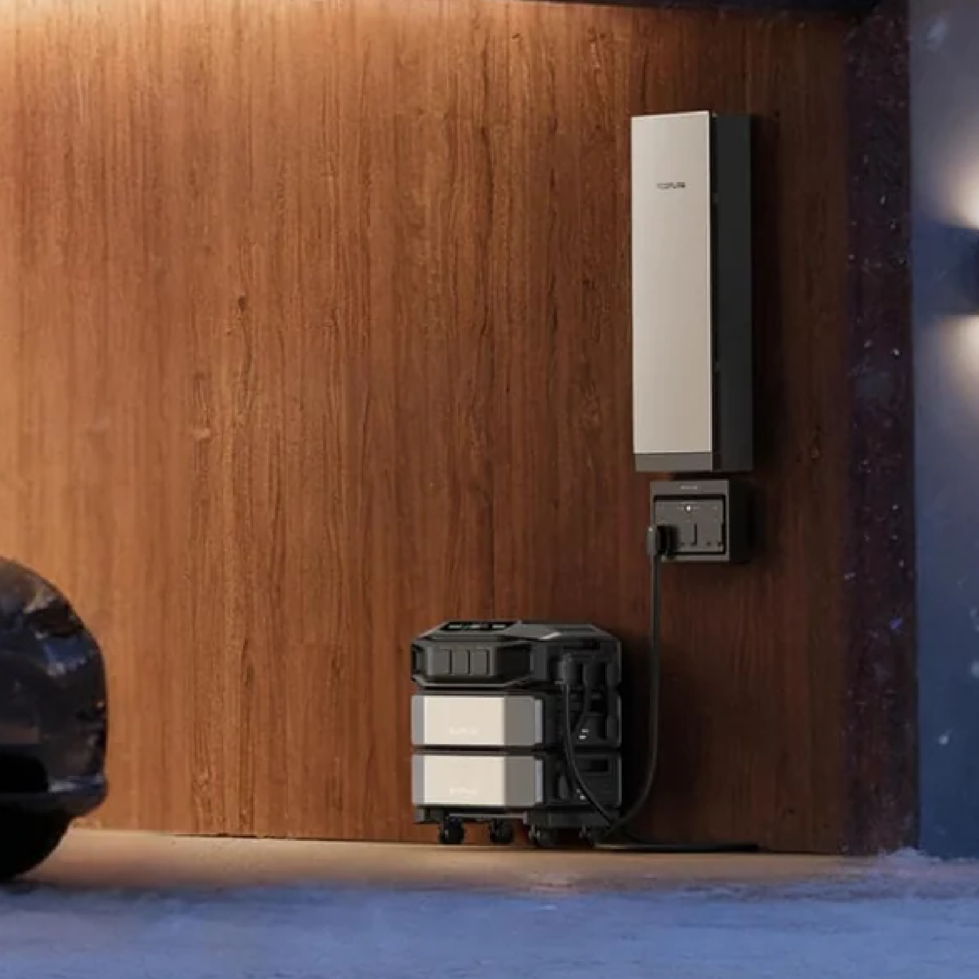 EcoFlow DELTA Pro 3 - Estación de energía portátil para respaldo del hogar durante apagones