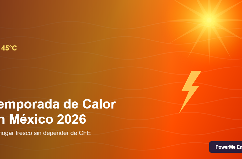 Temporada de Calor en México 2026 - Guía para mantener tu hogar fresco con energía de respaldo EcoFlow