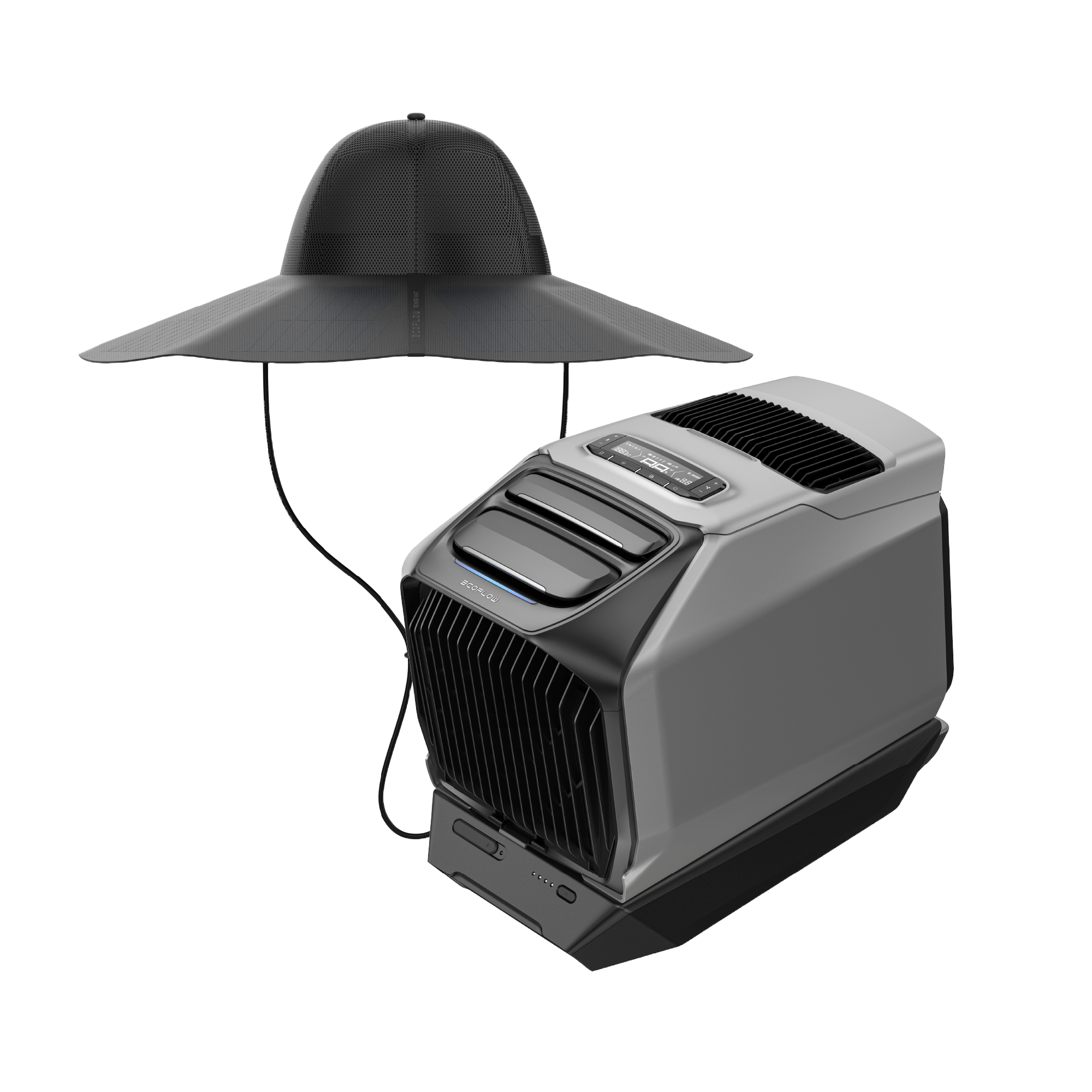 EcoFlow WAVE 3 + Batería extra + Sombrero Solar Ecoflow