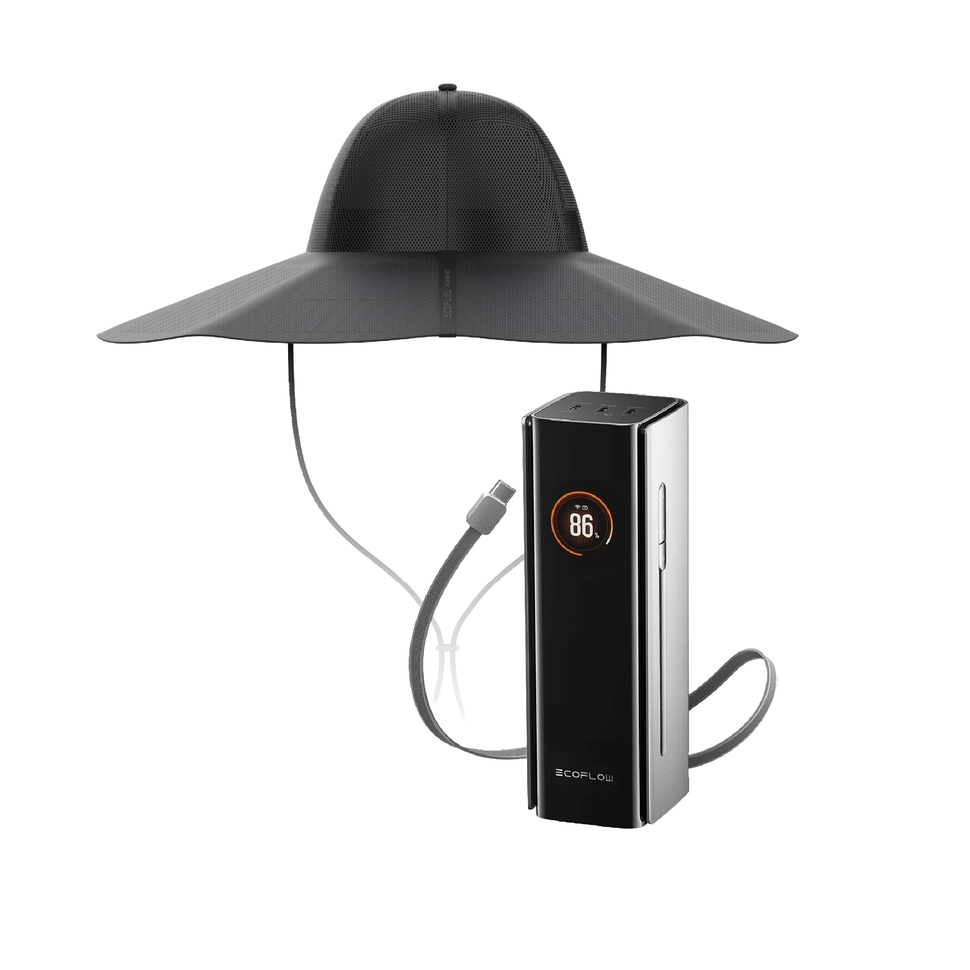 Banco de energía EcoFlow RAPID Pro 140W – 27K + Sombrero Solar Ecoflow
